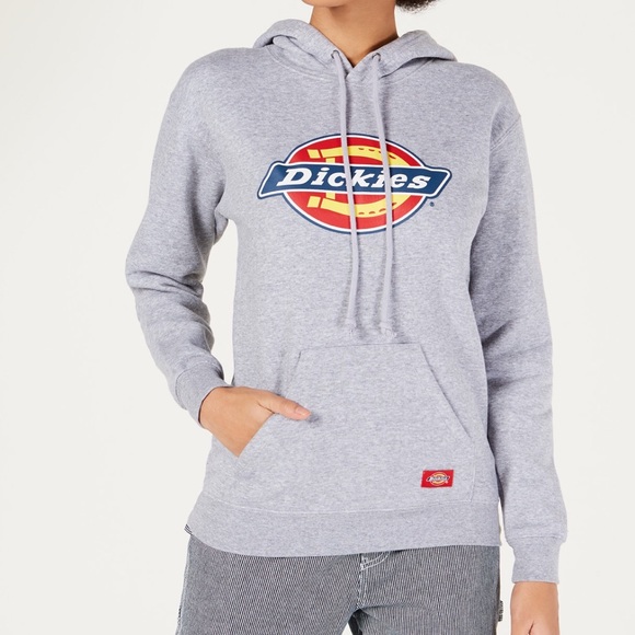 Dickies Tops - Dickies | Grey Classic Logo Sweatshirt Hoodie